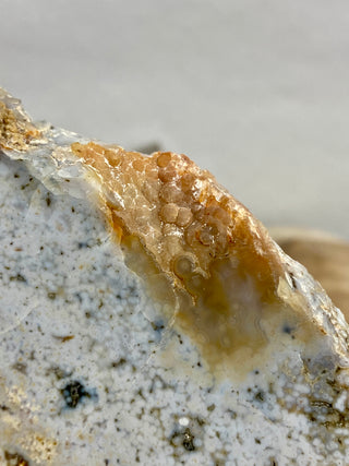Ocean Jasper Slab | Pastel Colors from Curious Muse Crystals Tagged with Crystal healing, drusy pocket, hide-notify-btn, jasper, Madagascar mineral, mineral collection, natural mineral, ocean jasper, Orbicular jasper, peace and calming, purple, reiki healing, slab, white