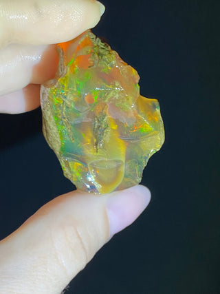 Raw Welo Opal from Ethiopia | Water Opal from Curious Muse Crystals Tagged with Ethiopian opal, flashy opal, hide-notify-btn, opal, rainbow, raw, Welo Opal