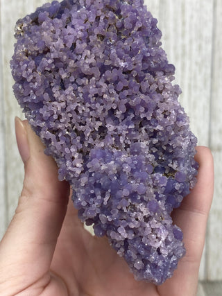 Grape Agate Cluster | Botryoidal Purple Chalcedony from Curious Muse Crystals Tagged with botyroidal, chalcedony, Crystal healing, genuine crystal, grape agate, hide-notify-btn, natural mineral, purple, purple chalcedony, raw, raw mineral, reiki crystal