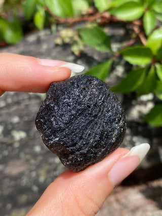 Colombianite 27g Pseudo-Tektite Raw Specimen from Curious Muse Crystals Tagged with black, colombia, colombianite, hide-notify-btn, moldavite, obsidian, reiki healing, space crystal, tektite