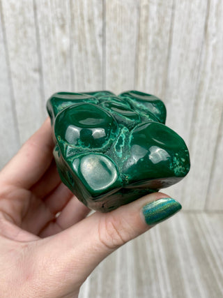 Malachite High Grade Polished Chunk from Curious Muse Crystals Tagged with Copper Stone, Crystal Healing, Dark Green Stone, Genuine Crystal, green, Hearth Chakra, hide-notify-btn, high grade, Malachite, Manifestation, Mineral Collection, Natural Mineral, polished, Raw Mineral
