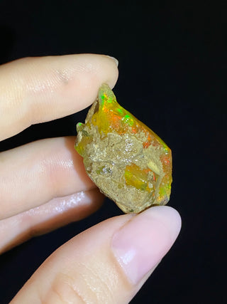 Raw Welo Opal from Ethiopia | Water Opal from Curious Muse Crystals Tagged with Ethiopian opal, flashy opal, hide-notify-btn, opal, rainbow, raw, Welo Opal
