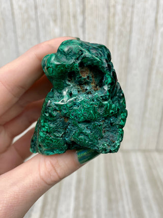 Malachite High Grade Polished Chunk from Curious Muse Crystals Tagged with Copper Stone, Crystal Healing, Dark Green Stone, Genuine Crystal, green, Hearth Chakra, hide-notify-btn, high grade, Malachite, Manifestation, Mineral Collection, Natural Mineral, polished, Raw Mineral