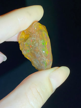 Raw Welo Opal from Ethiopia | Water Opal from Curious Muse Crystals Tagged with Ethiopian opal, flashy opal, hide-notify-btn, opal, rainbow, raw, Welo Opal
