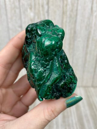 Malachite High Grade Polished Chunk from Curious Muse Crystals Tagged with Copper Stone, Crystal Healing, Dark Green Stone, Genuine Crystal, green, Hearth Chakra, hide-notify-btn, high grade, Malachite, Manifestation, Mineral Collection, Natural Mineral, polished, Raw Mineral