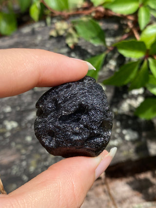 Colombianite 27g Pseudo-Tektite Raw Specimen from Curious Muse Crystals Tagged with black, colombia, colombianite, hide-notify-btn, moldavite, obsidian, reiki healing, space crystal, tektite