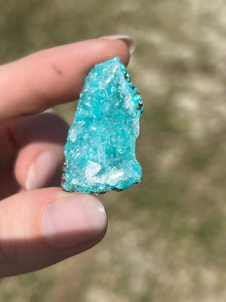 Rosasite with Aurichalcite Raw Specimen | Ojuela Mine, Mexico