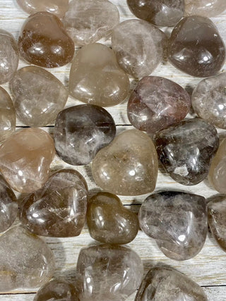 Smoky Quartz Heart | 1” from Curious Muse Crystals Tagged with crystal, crystal energy, Crystal healing, crystal heart, heart, polished, reiki crystal, smoky quartz