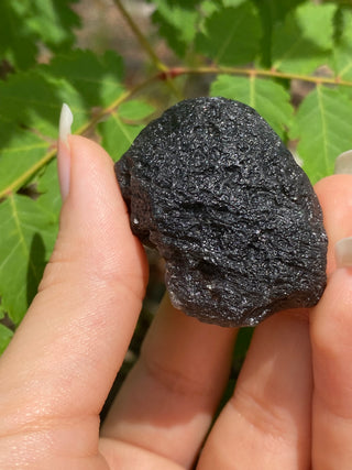 Colombianite 32g Pseudo-Tektite Raw Specimen from Curious Muse Crystals Tagged with black, colombia, colombianite, hide-notify-btn, moldavite, obsidian, reiki healing, space crystal, tektite