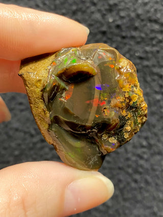 Raw Welo Opal from Ethiopia | Water Opal from Curious Muse Crystals Tagged with Ethiopian opal, flashy opal, hide-notify-btn, opal, rainbow, raw, Welo Opal