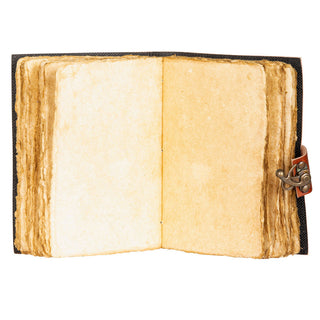 Book of Spells Leather Journal from Something Different Tagged with book, book of shadows, book of spells, journal, leather bound, parchment paper