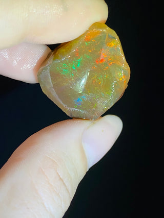 Raw Welo Opal from Ethiopia | Water Opal from Curious Muse Crystals Tagged with Ethiopian opal, flashy opal, hide-notify-btn, opal, rainbow, raw, Welo Opal