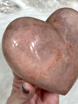 Pink Amethyst Polished Heart | Brazil from Curious Muse Crystals Tagged with amethyst, carving, Crystal healing, crystal heart, genuine crystal, heart, hide-notify-btn, natural mineral, pink, pink amethyst, polished, reiki crystal