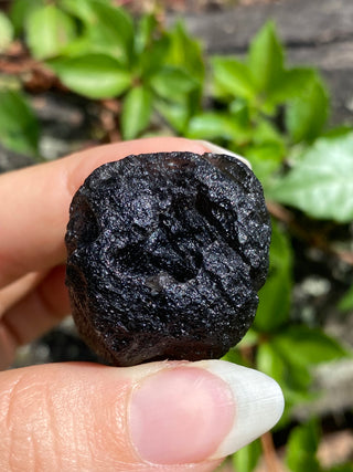 Colombianite 27g Pseudo-Tektite Raw Specimen from Curious Muse Crystals Tagged with black, colombia, colombianite, hide-notify-btn, moldavite, obsidian, reiki healing, space crystal, tektite