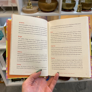 Little Bit of Goddess: An Introduction to the Divine Feminine from Curious Muse Crystals Tagged with divine feminine, goddess, little bit, modern witch, mother maiden crone, self care, spiral, witch book