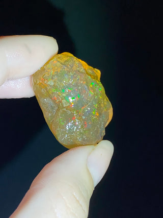 Raw Welo Opal from Ethiopia | Water Opal from Curious Muse Crystals Tagged with Ethiopian opal, flashy opal, hide-notify-btn, opal, rainbow, raw, Welo Opal