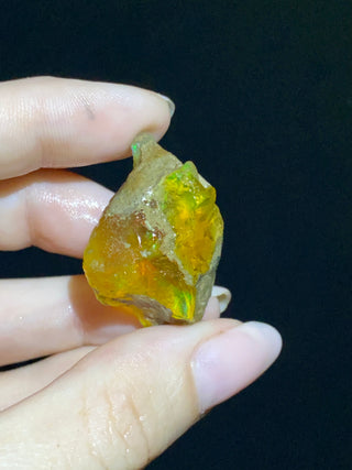 Raw Welo Opal from Ethiopia | Water Opal from Curious Muse Crystals Tagged with Ethiopian opal, flashy opal, hide-notify-btn, opal, rainbow, raw, Welo Opal