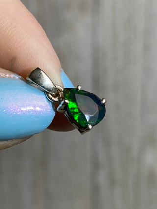 Black Opal in Sterling Silver Pendant from Curious Muse Crystals Tagged with black opal, crystal healing, Crystal Jewelry, energy work, flashy opal, hide-notify-btn, opal, opal crystal pendant, reiki crystal, Sterling, sterling silver, witchy jewelry