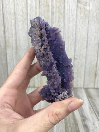 Grape Agate Cluster | Botryoidal Purple Chalcedony from Curious Muse Crystals Tagged with botyroidal, chalcedony, Crystal healing, genuine crystal, grape agate, hide-notify-btn, natural mineral, purple, purple chalcedony, raw, raw mineral, reiki crystal