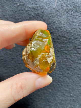 Raw Welo Opal from Ethiopia | Water Opal from Curious Muse Crystals Tagged with Ethiopian opal, flashy opal, hide-notify-btn, opal, rainbow, raw, Welo Opal