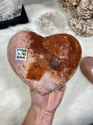 Pink Amethyst Polished Heart | Brazil from Curious Muse Crystals Tagged with amethyst, carving, Crystal healing, crystal heart, genuine crystal, heart, hide-notify-btn, natural mineral, pink, pink amethyst, polished, reiki crystal