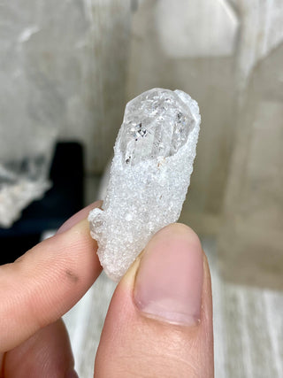 Danburite Raw Crystal Termination | Caracas, Mexico from Curious Muse Crystals Tagged with clear, crown chakra, Crystal healing, danburite, hide-notify-btn, pink, raw, raw crystal