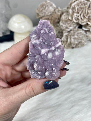 Smithsonite Raw Specimen | Cholx, Santa Eulalia, Mexico from Curious Muse Crystals Tagged with blue, fine mineral, hide-notify-btn, mexico, pink, raw, raw mineral, smithsonite, throat