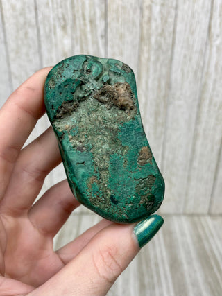 Malachite High Grade Polished Chunk from Curious Muse Crystals Tagged with Copper Stone, Crystal Healing, Dark Green Stone, Genuine Crystal, green, Hearth Chakra, hide-notify-btn, high grade, Malachite, Manifestation, Mineral Collection, Natural Mineral, polished, Raw Mineral