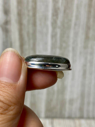 Blue Flash Labradorite in Sterling Silver Pendant from Curious Muse Crystals Tagged with big crystal necklace, blue, blue crystal jewelry, blue labradorite, crystal energy, Crystal Jewelry, full flash lab, Labradorite, Pendant, reiki healing, silver crystal jewel, Sterling, sterling silver