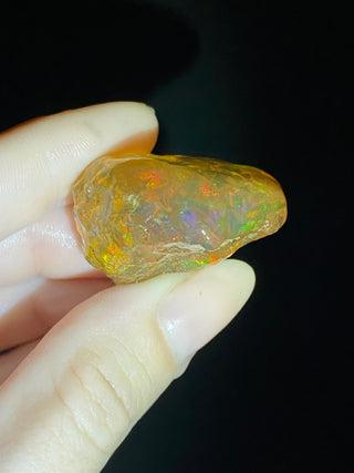 Raw Welo Opal from Ethiopia | Water Opal from Curious Muse Crystals Tagged with Ethiopian opal, flashy opal, hide-notify-btn, opal, rainbow, raw, Welo Opal