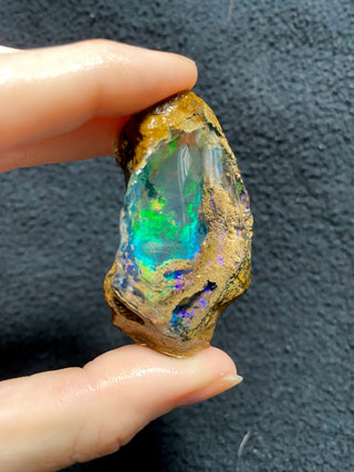Raw Welo Opal from Ethiopia | Water Opal from Curious Muse Crystals Tagged with Ethiopian opal, flashy opal, hide-notify-btn, opal, rainbow, raw, Welo Opal