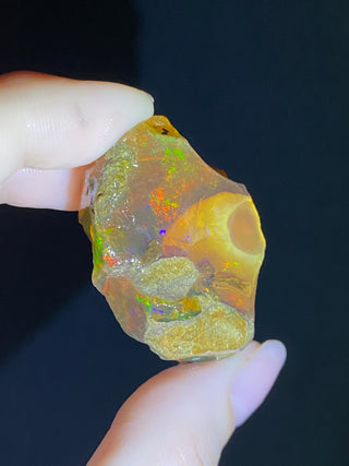 Raw Welo Opal from Ethiopia | Water Opal from Curious Muse Crystals Tagged with Ethiopian opal, flashy opal, hide-notify-btn, opal, rainbow, raw, Welo Opal