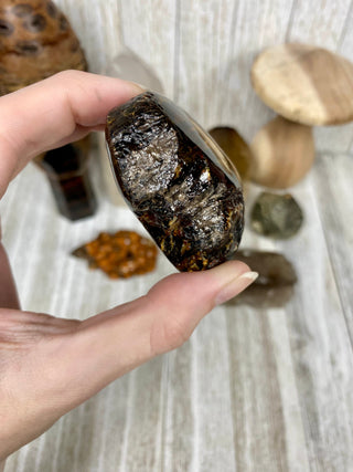 Lion's Mane Sumatran Amber | High Quality Collectors Grade Amber from Curious Muse Crystals Tagged with amber, brown, Crystal healing, fine mineral, fossil, fossilized amber, genuine crystal, hide-notify-btn, mineral specimen, real amber, sulfur, uv reactive