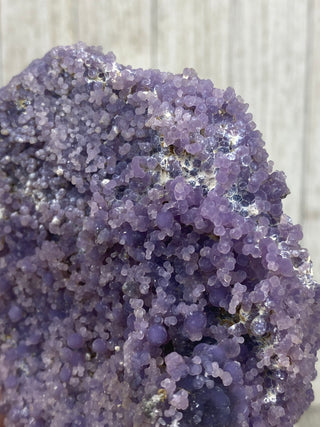 Grape Agate Cluster | Botryoidal Purple Chalcedony from Curious Muse Crystals Tagged with botyroidal, chalcedony, Crystal healing, genuine crystal, grape agate, hide-notify-btn, natural mineral, purple, purple chalcedony, raw, raw mineral, reiki crystal