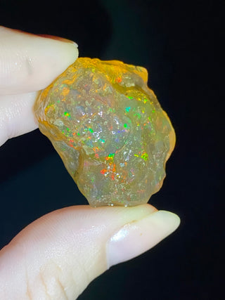 Raw Welo Opal from Ethiopia | Water Opal from Curious Muse Crystals Tagged with Ethiopian opal, flashy opal, hide-notify-btn, opal, rainbow, raw, Welo Opal