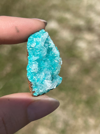 Rosasite with Aurichalcite Raw Specimen | Ojuela Mine, Mexico