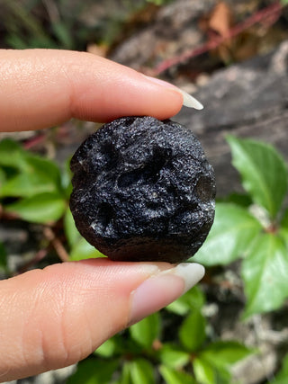 Colombianite 27g Pseudo-Tektite Raw Specimen from Curious Muse Crystals Tagged with black, colombia, colombianite, hide-notify-btn, moldavite, obsidian, reiki healing, space crystal, tektite