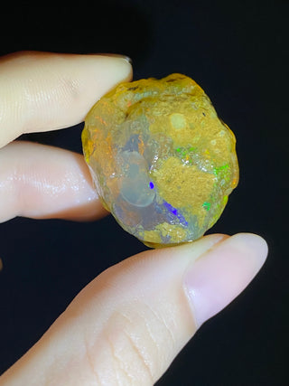 Raw Welo Opal from Ethiopia | Water Opal from Curious Muse Crystals Tagged with Ethiopian opal, flashy opal, hide-notify-btn, opal, rainbow, raw, Welo Opal