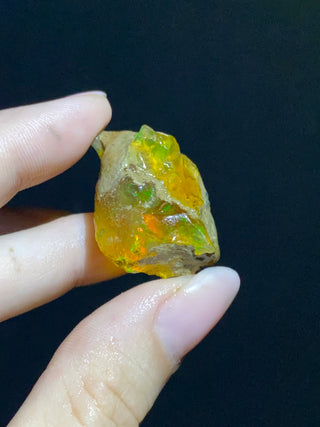 Raw Welo Opal from Ethiopia | Water Opal from Curious Muse Crystals Tagged with Ethiopian opal, flashy opal, hide-notify-btn, opal, rainbow, raw, Welo Opal