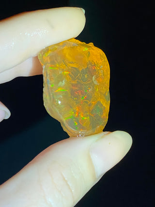 Raw Welo Opal from Ethiopia | Water Opal from Curious Muse Crystals Tagged with Ethiopian opal, flashy opal, hide-notify-btn, opal, rainbow, raw, Welo Opal