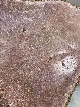 Pink Amethyst Triangle Slab | Brazil from Curious Muse Crystals Tagged with amethyst, carving, Crystal healing, genuine crystal, hide-notify-btn, natural mineral, pink, pink amethyst, polished, reiki crystal, slab
