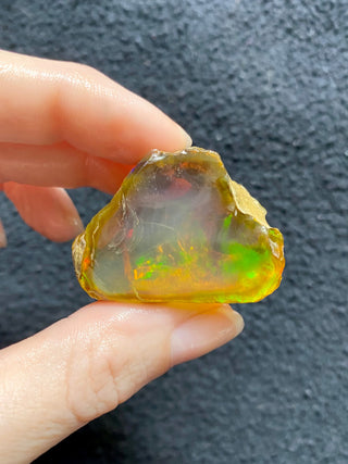 Raw Welo Opal from Ethiopia | Water Opal from Curious Muse Crystals Tagged with Ethiopian opal, flashy opal, hide-notify-btn, opal, rainbow, raw, Welo Opal