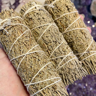 Blue Sage Bundle - Smoke Cleansing from Curious Muse Crystals Tagged with blue sage, burnables, Natural incense, salvia, Smoke cleansing