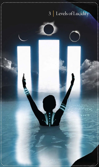 Lucid Dreaming, Lucid Living Oracle | Mastering the Dreamscape from Red Wheel/Weiser LLC Tagged with alternative tarot, astral realms oracle, astrology tarot, divination tool, dreamscape oracle, feminine tarot, liminal space tarot, Lucid dream tarot, surrealism tarot, tarot deck, with guidebook