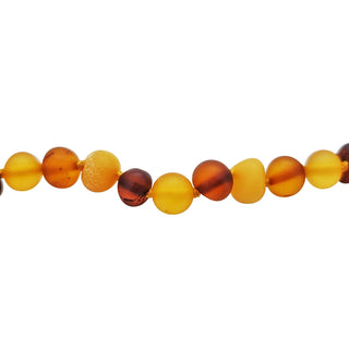 Amber Beaded Choker | 20 inch Twist Closure from Curious Muse Crystals Tagged with amber, beaded necklace, brown, Crystal healing, crystal necklace, fine mineral, fossil, fossilized amber, genuine crystal, mineral specimen, necklace, real amber