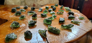 Moldavite Crystal Stone from Czech Republic from Curious Muse Crystals Tagged with clear, crystal energy, crystal healing, genuine tektite, green, manifestation, moldavite, natural moldavite, reiki healing, transformation