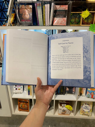 Astrological Guide to Self-Care Book from Curious Muse Crystals Tagged with Aquarius, astrology, Capricorn virgo, cleansing ritual, Gemini Aries, Libra Pisces cancer, love spell, modern witch, protection spell, Sagittarius Leo, self care, Taurus Scorpio, witch book