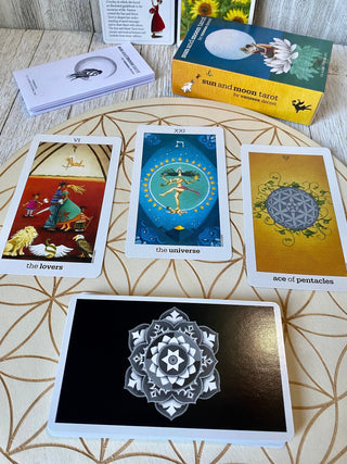 Buddha Wisdom, Shakti Power Oracle Deck | Gilded Hindu Buddhism Tarot from U.S. Games Systems, Inc Tagged with alternative oracle, buddha tarot, Buddhism oracle, divination tool, gilded tarot, gold foil, Hindu tarot oracle, illuminated tarot, oracle, personal development, Shakti oracle, with guidebook