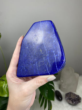 Dark Blue Lapis Lazuli Slab | Sparkly Pyrite Flakes from Curious Muse Crystals Tagged with blue, crown chakra, gold, hide-notify-btn, lapis, Lapis lazuli, pyrite, ultramarine