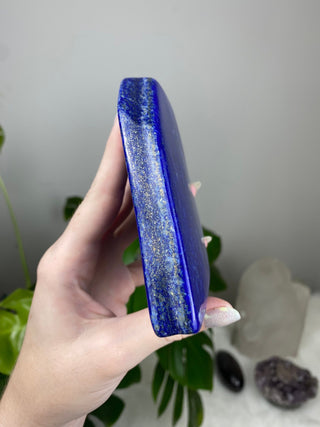 Dark Blue Lapis Lazuli Slab | Sparkly Pyrite Flakes from Curious Muse Crystals Tagged with blue, crown chakra, gold, hide-notify-btn, lapis, Lapis lazuli, pyrite, ultramarine